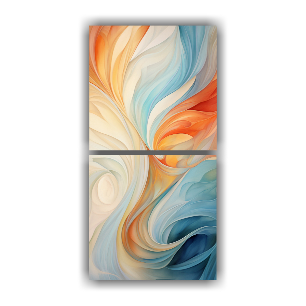 pinturas-de-decoraci-n-en-lienzo-dos-artes-de-pared-tela-canvas-personalidad-viento-susurrante-en-remolinos-abstractos