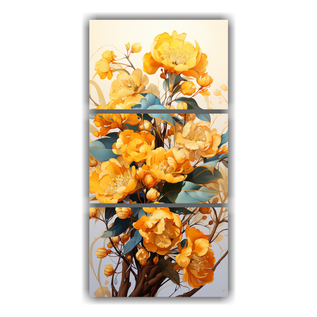 pinturas-de-eucalipto-en-amarillo-y-oro-para-decoraci-n-de-pared