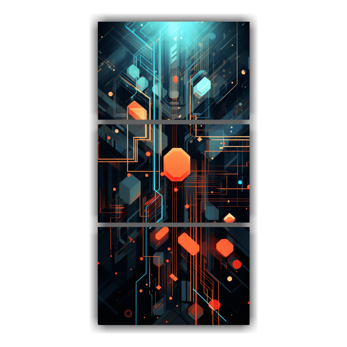 pinturas-decorativas-abstractas-con-sentido-de-la-tecnolog-a-