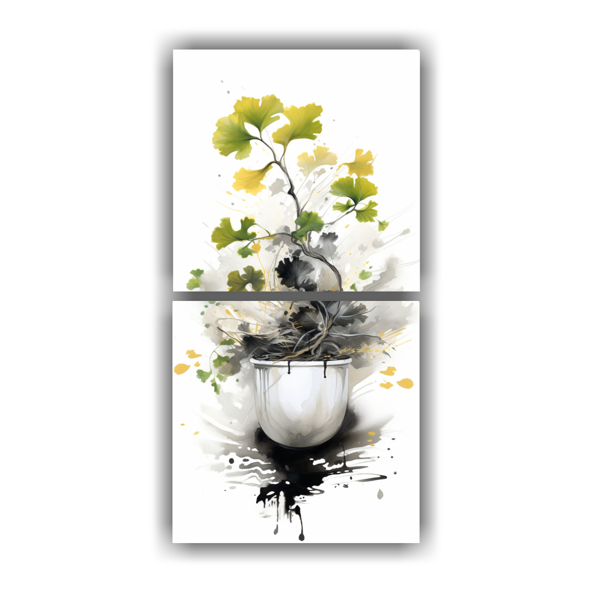 pinturas-decorativas-abstractas-de-ginkgo-biloba-bonsai-en-los-colores-blanco-y-negro-set-de-2-lienzos-para-el-movimiento-creativo