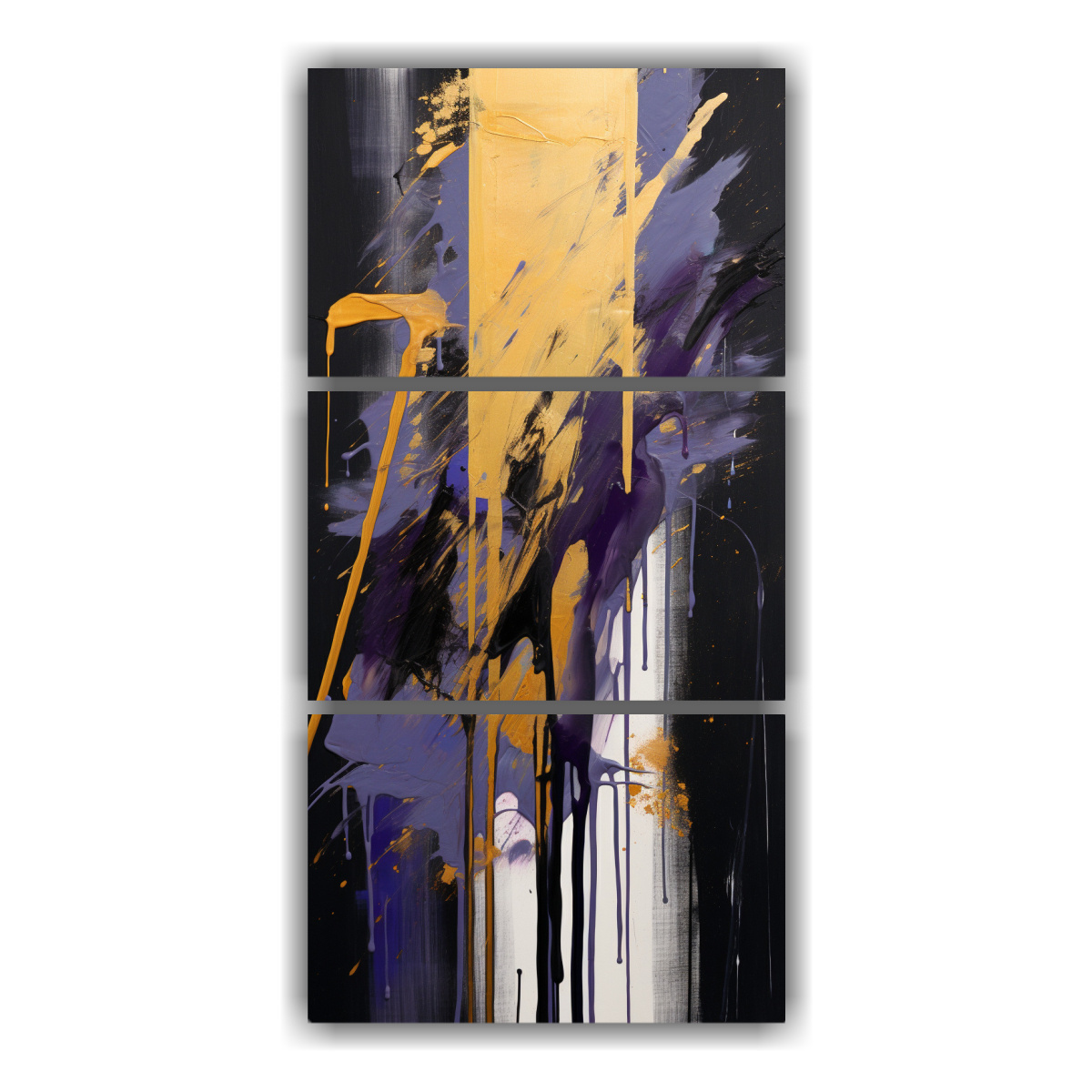 pinturas-decorativas-abstractas-en-bastidor-con-tonos-azul-morado-y-dorado-