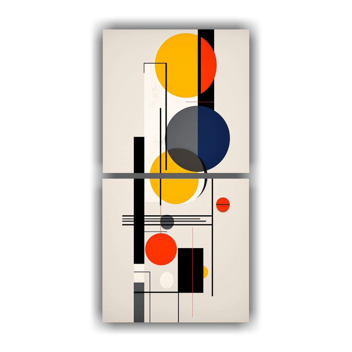 pinturas-decorativas-abstractas-verticales-fusionando-principios-de-bauhaus-y-minimalismo-en-dos-lienzos-de-tela