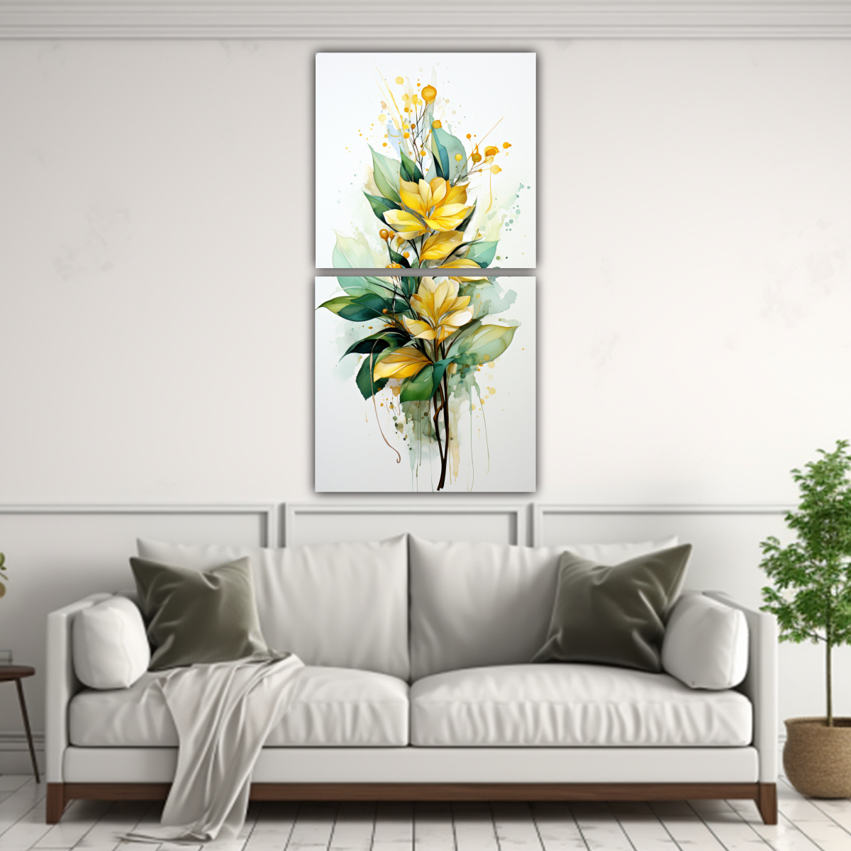 pinturas-decorativas-abstractas-y-fantas-a-en-acuarela-verde-con-hojas-modernas-de-arte-fino-1