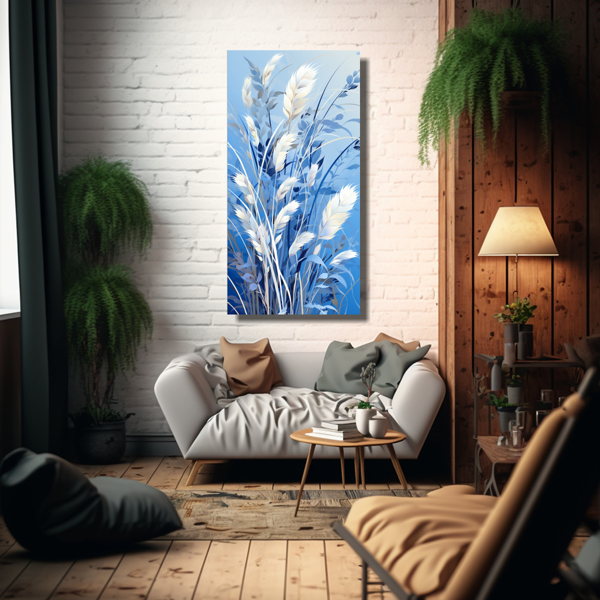 pinturas-decorativas-arte-conceptual-profundidad-a-reed-grass-en-blanco-y-azul-atmosfera-neonoir-1