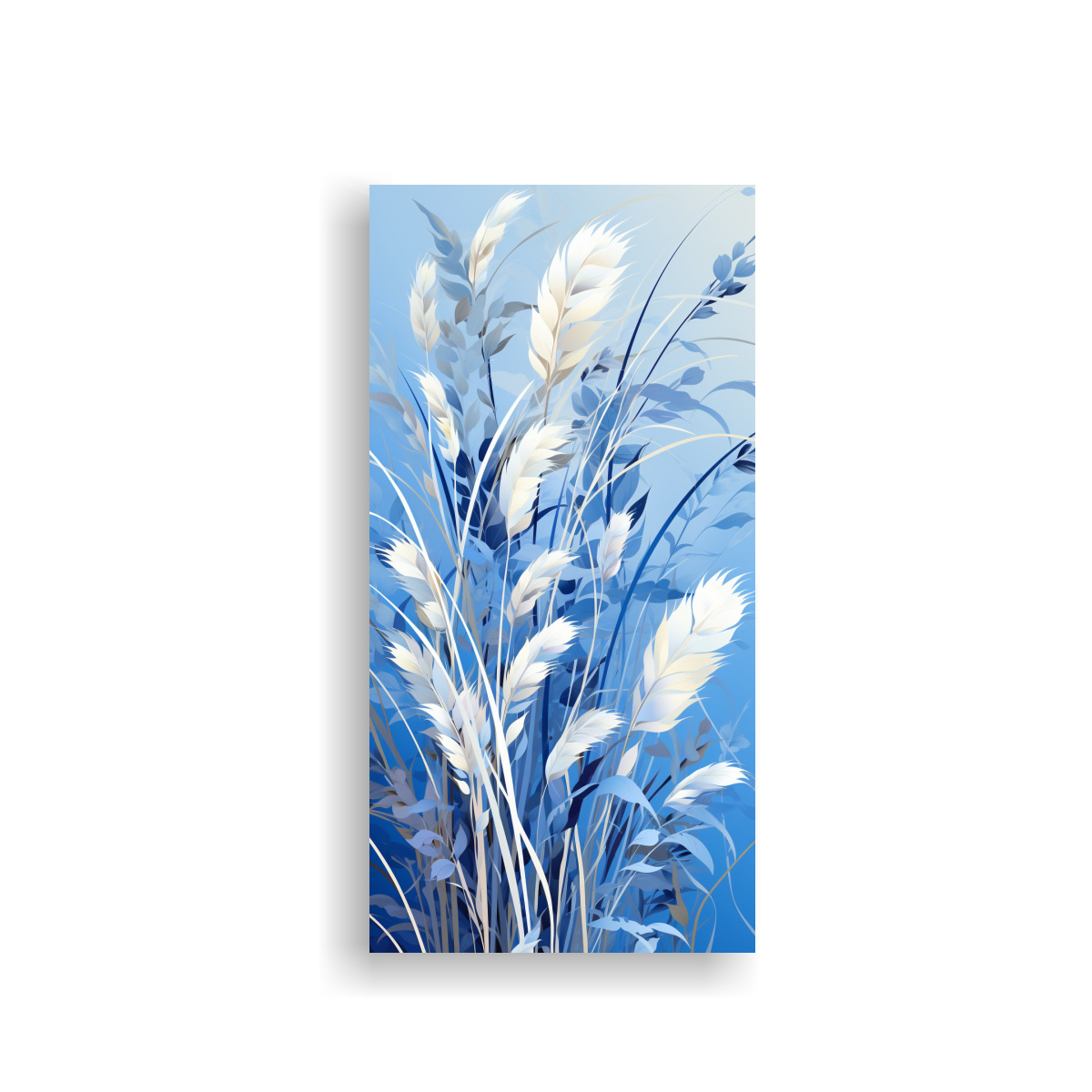 pinturas-decorativas-arte-conceptual-profundidad-a-reed-grass-en-blanco-y-azul-atmosfera-neonoir