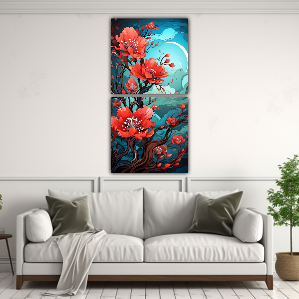 pinturas-decorativas-de-abstracci-n-resistente-a-hierbas-de-romero-en-colores-rojo-y-turquesa-con-atm-sfera-neonoir-1-1