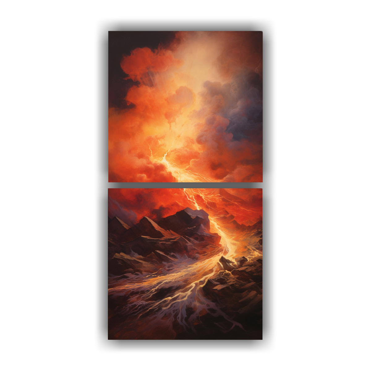 pinturas-decorativas-de-detalle-de-abstracci-n-de-dos-lienzos-de-una-erupci-n-volc-nica-