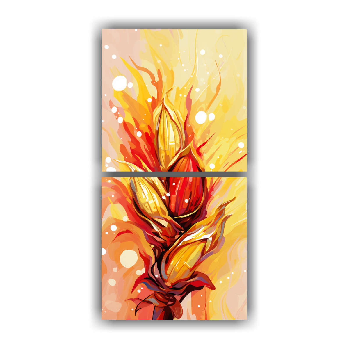 pinturas-decorativas-de-dos-composiciones-movimiento-visi-n-granos-de-ma-z-en-amarillo-y-rojo-atmosfera-neonoir