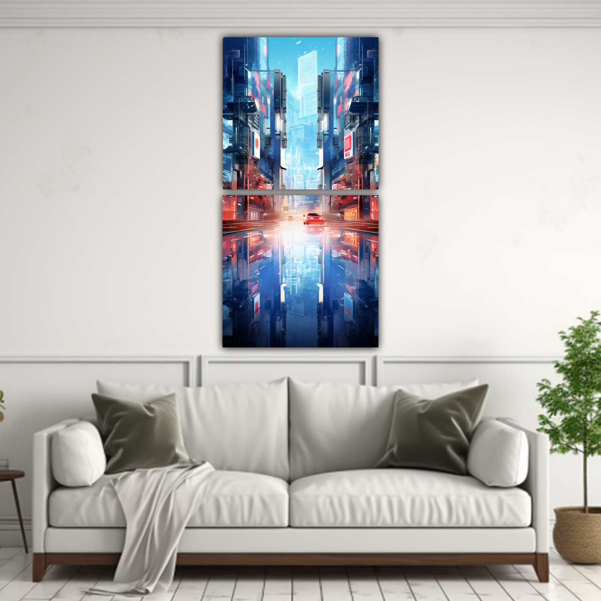 pinturas-decorativas-de-fantas-a-abstracta-de-metr-polis-futurista-1