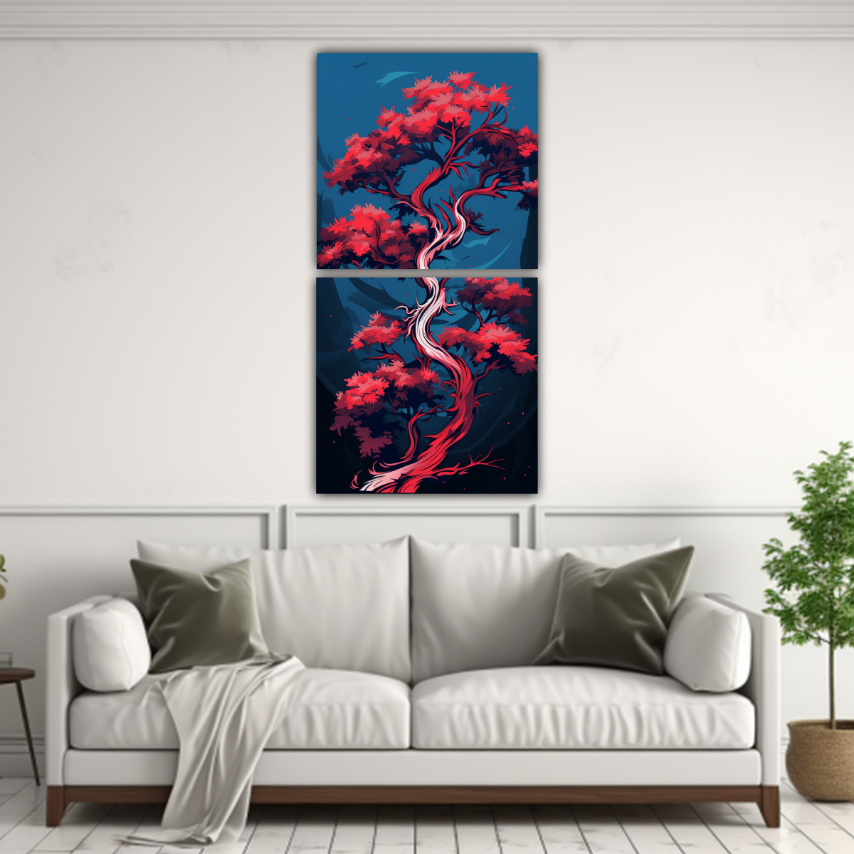pinturas-decorativas-de-gran-impacto-rbol-de-enebro-en-colores-rojo-y-azul-con-atm-sfera-neonoir-1-1