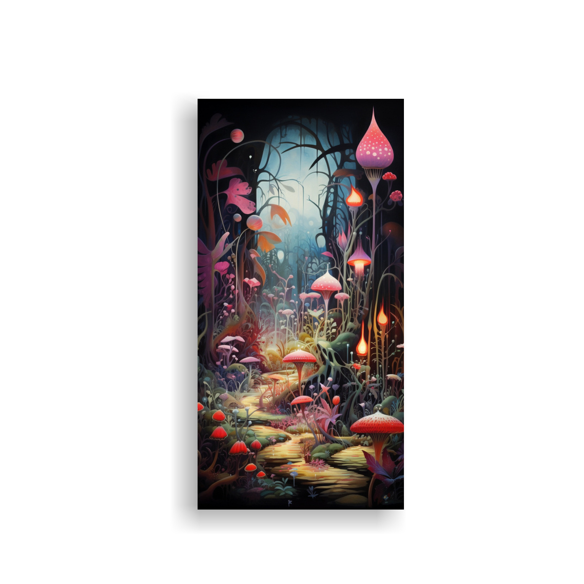 pinturas-decorativas-de-la-exposici-n-de-arte-abstracto-del-bosque-m-gico-con-cuentos-encantados