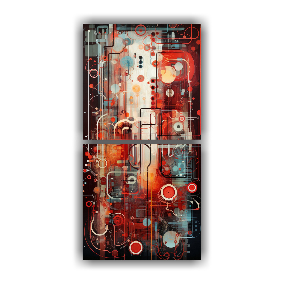 pinturas-decorativas-de-lienzo-cl-sico-con-fusi-n-de-patrones-abstractos-y-tecnolog-a