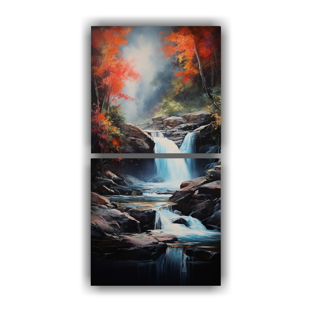 pinturas-decorativas-emociones-en-cascada-abstracta-en-contraste