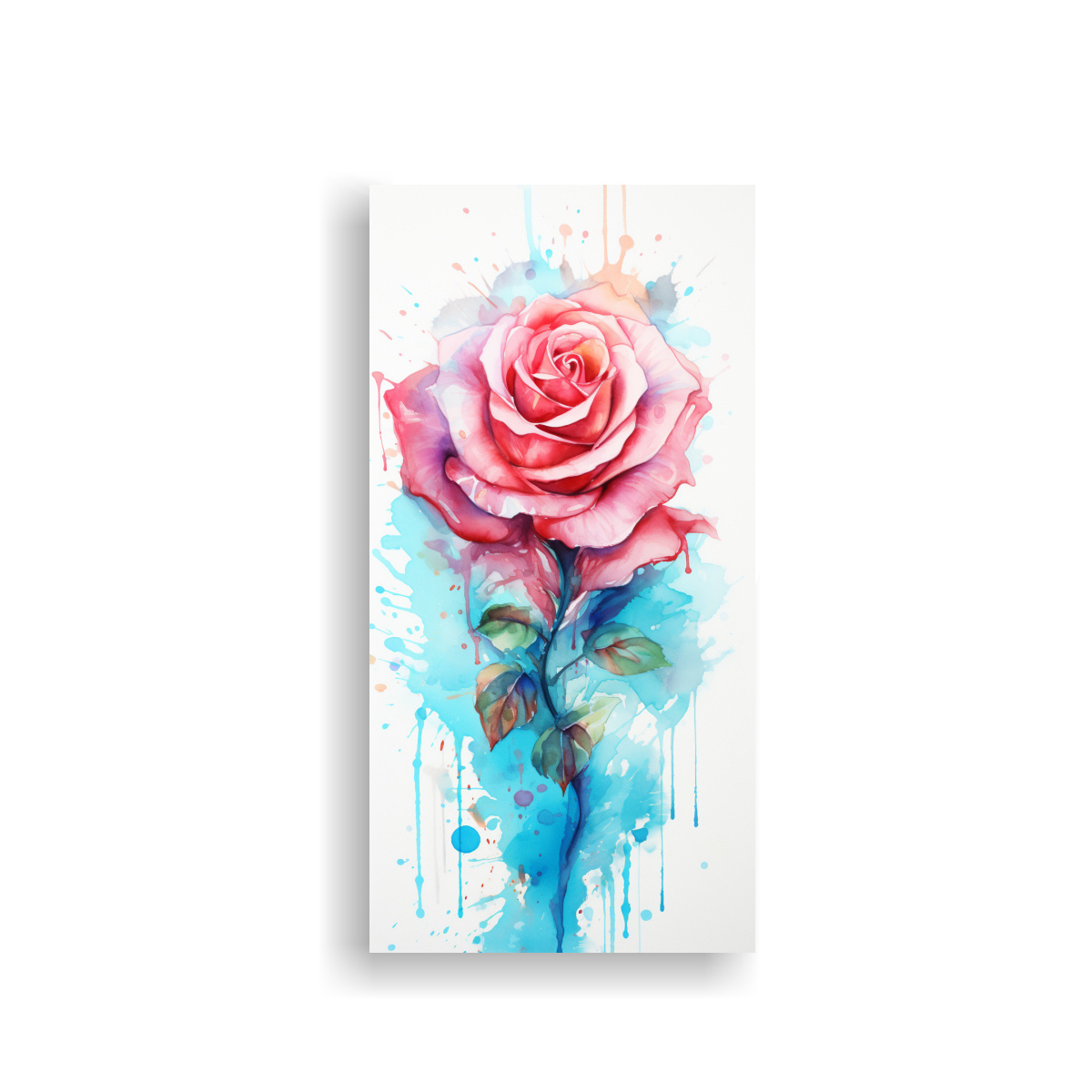 pinturas-decorativas-en-acuarela-en-tonos-rosa-turquesa-y-rosa-con-salpicaduras-de-acuarela