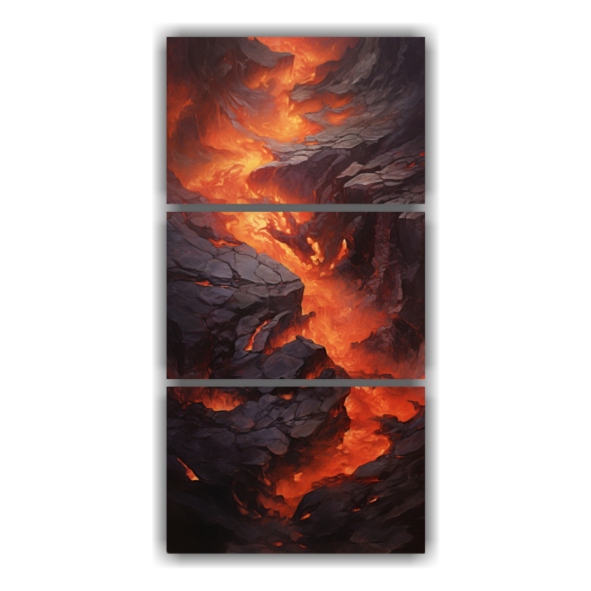 pinturas-decorativas-en-bastidor-n-cleos-fundidos-y-superficies-rocosas-