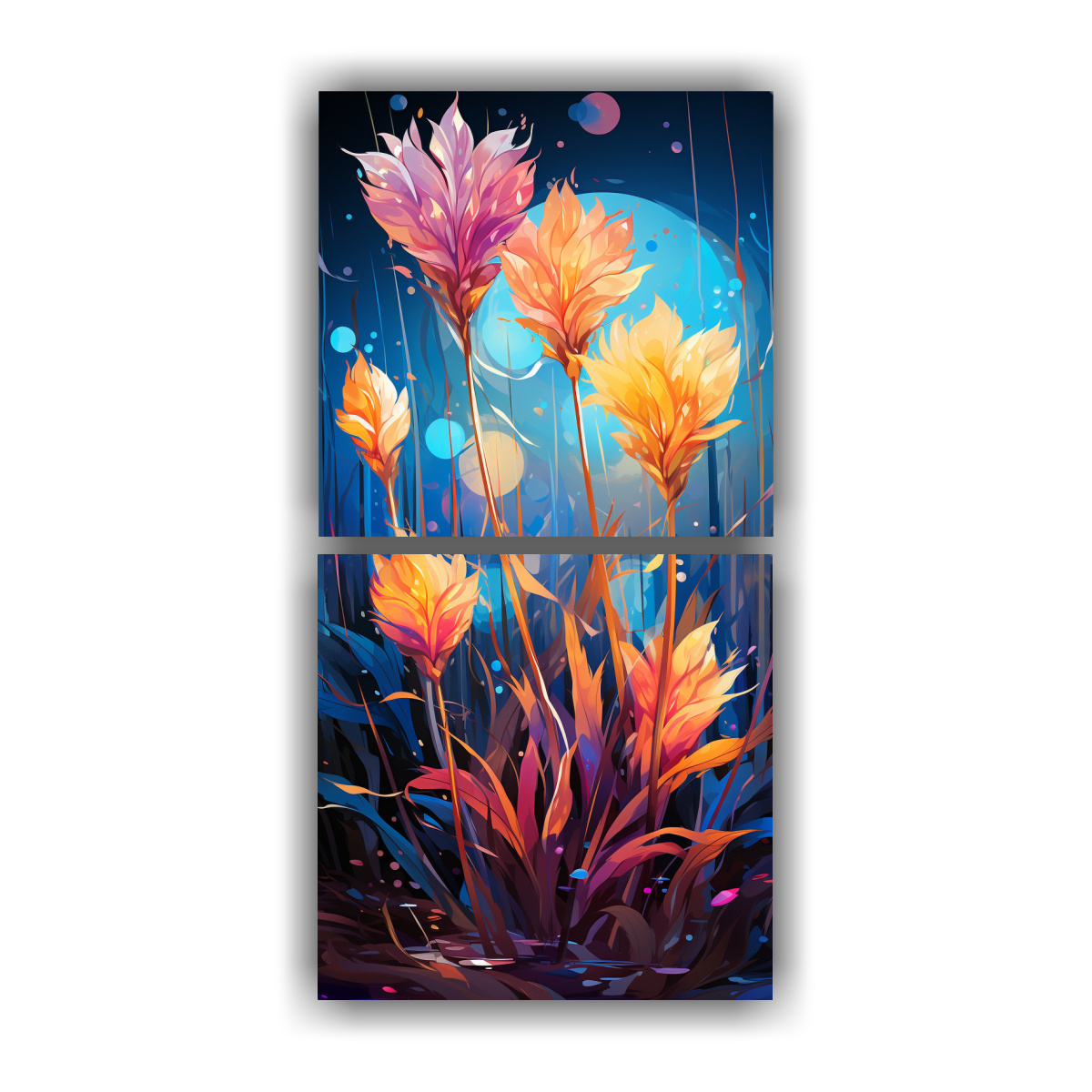 pinturas-decorativas-en-colores-arco-ris-de-alta-calidad-inspiradas-en-la-atmosfera-neonoir-de-un-junco-en-la-naturaleza