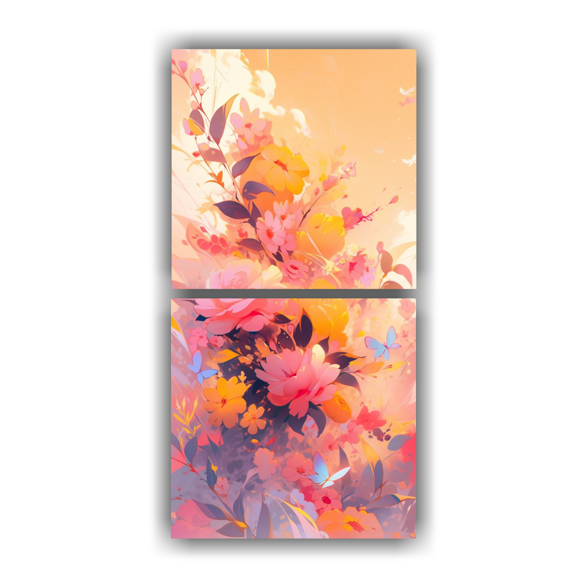 pinturas-decorativas-en-estilo-neonoir-en-forma-de-mural-amarillo-y-rosa