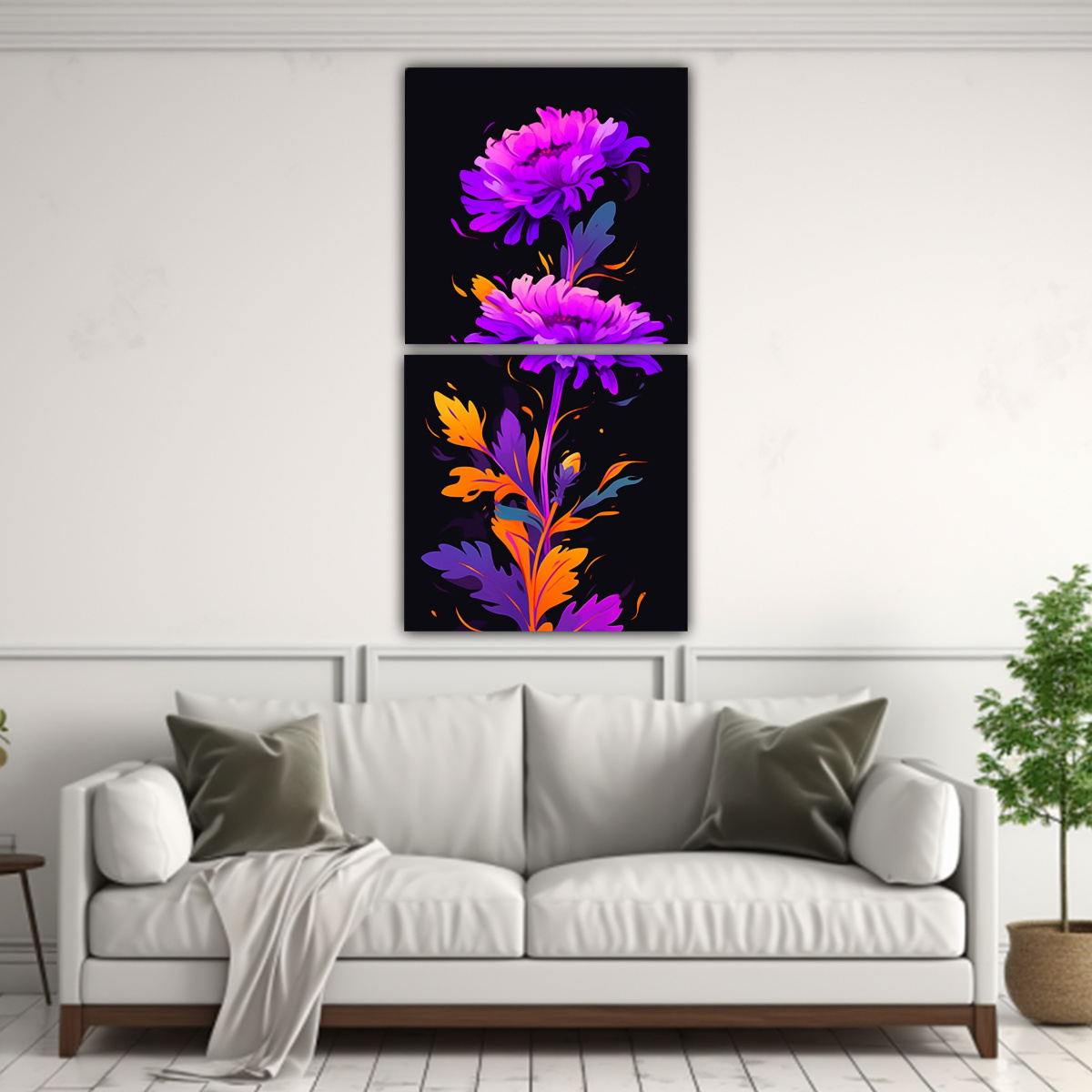 pinturas-decorativas-en-tonos-p-rpura-con-ambiente-neonoir-de-belleza-natural-en-cal-ndula-herbs-a-marigold-1-1