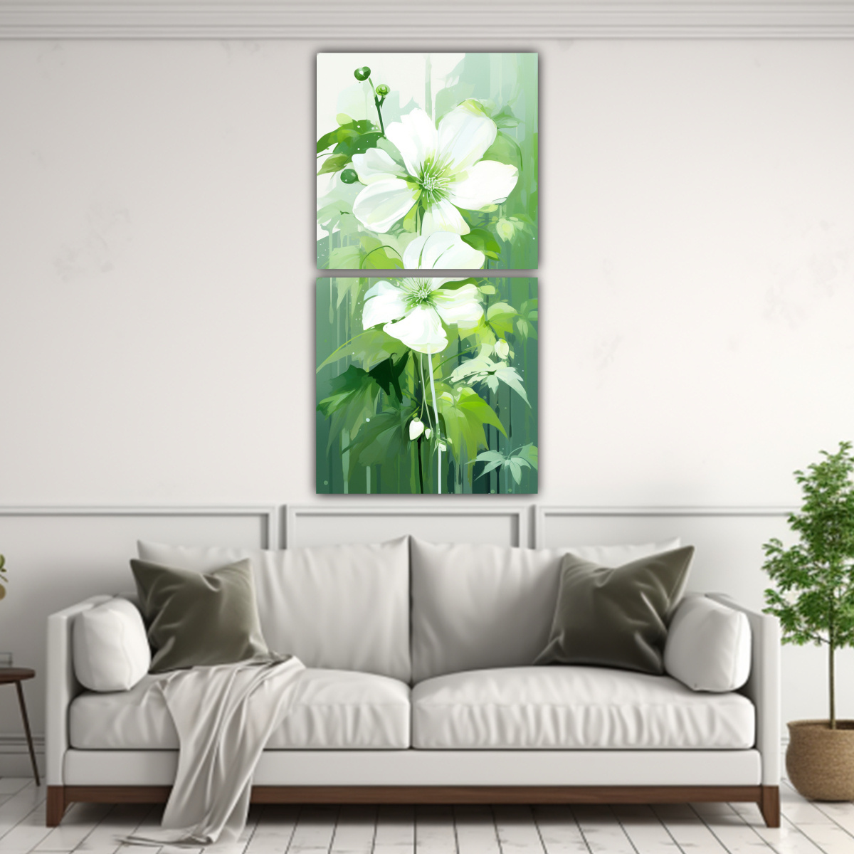 pinturas-decorativas-estilo-neonoir-en-colores-verde-y-blanco-en-venta-1
