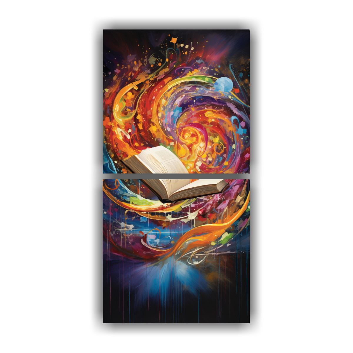 pinturas-decorativas-innovadoras-de-fusi-n-abstracta-de-literatura-y-arte-con-remolinos