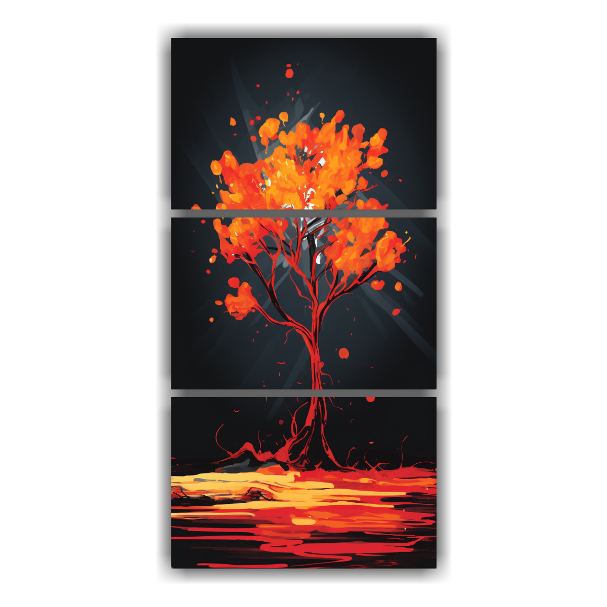 pinturas-decorativas-inspiradas-en-un-rbol-mangle-en-rojo-y-naranja-estilo-neonoir-