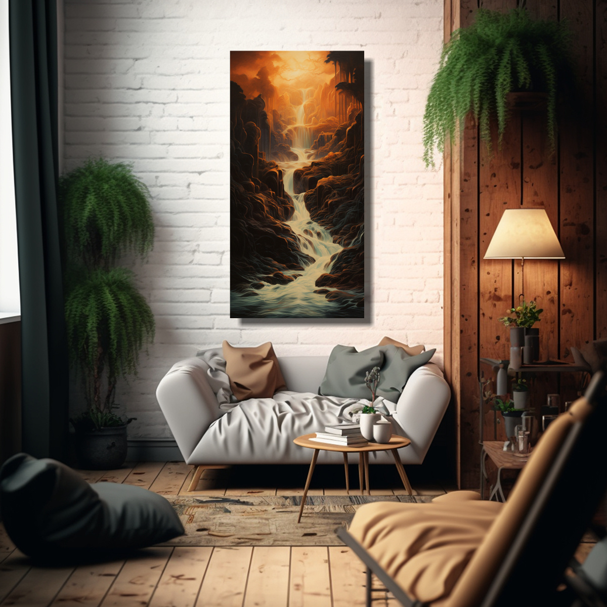 pinturas-decorativas-juveniles-con-emociones-abstractas-en-cascadas-de-agua-intensa-1