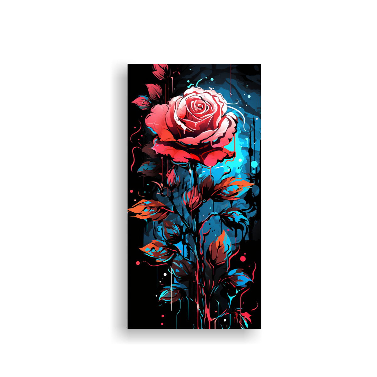 pinturas-decorativas-modernas-con-estilo-neonoir-luminoso-y-colores-negros-en-canva