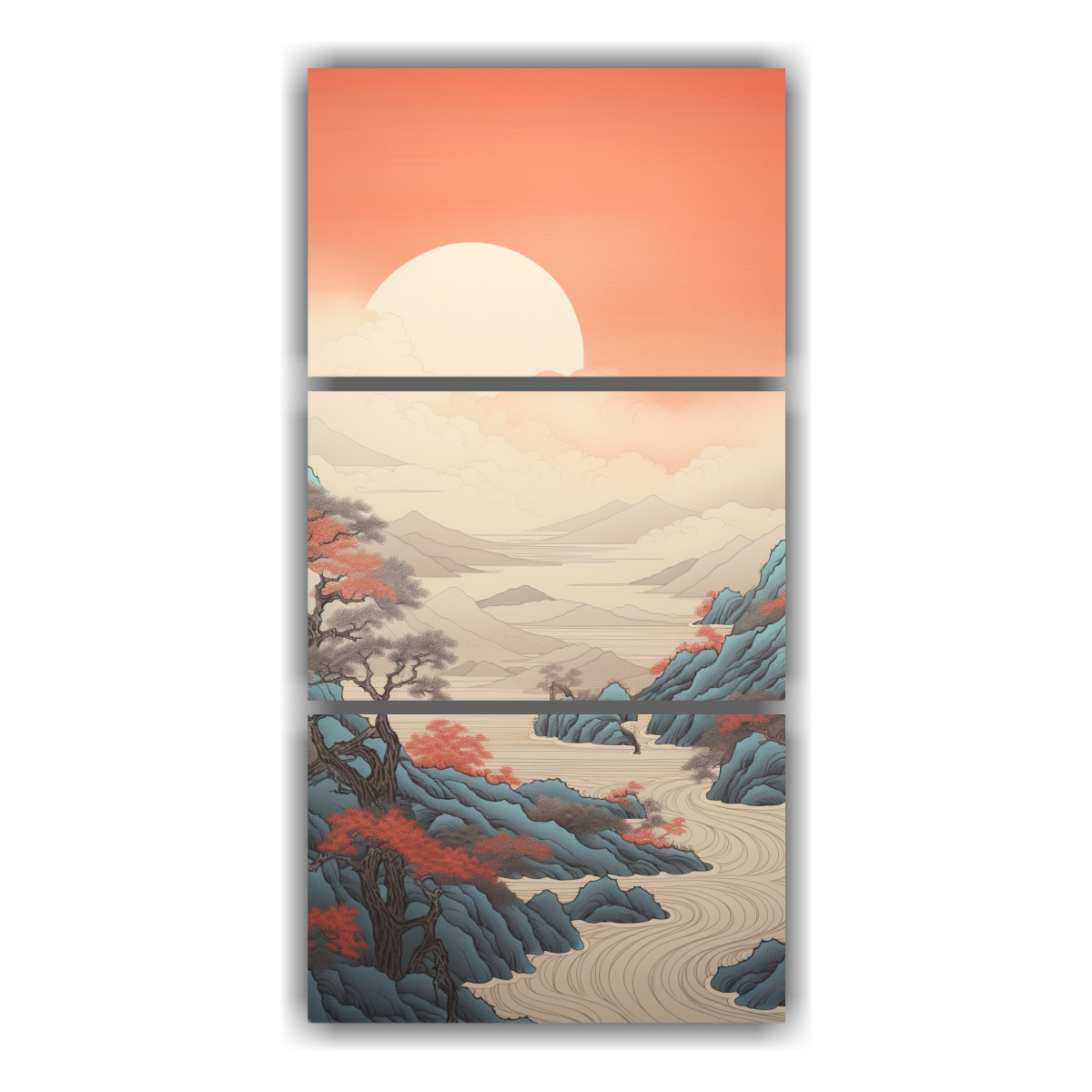 pinturas-en-bastidor-de-alta-calidad-con-motivo-abstracto-inspiradas-en-grabados-japoneses