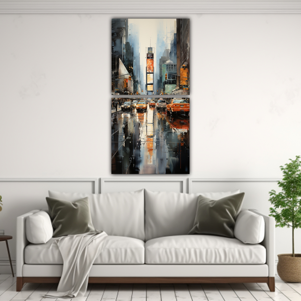 pinturas-estilo-galer-a-esquema-set-2-artes-nueva-york-gris-champ-n-mar-decoraci-n-1