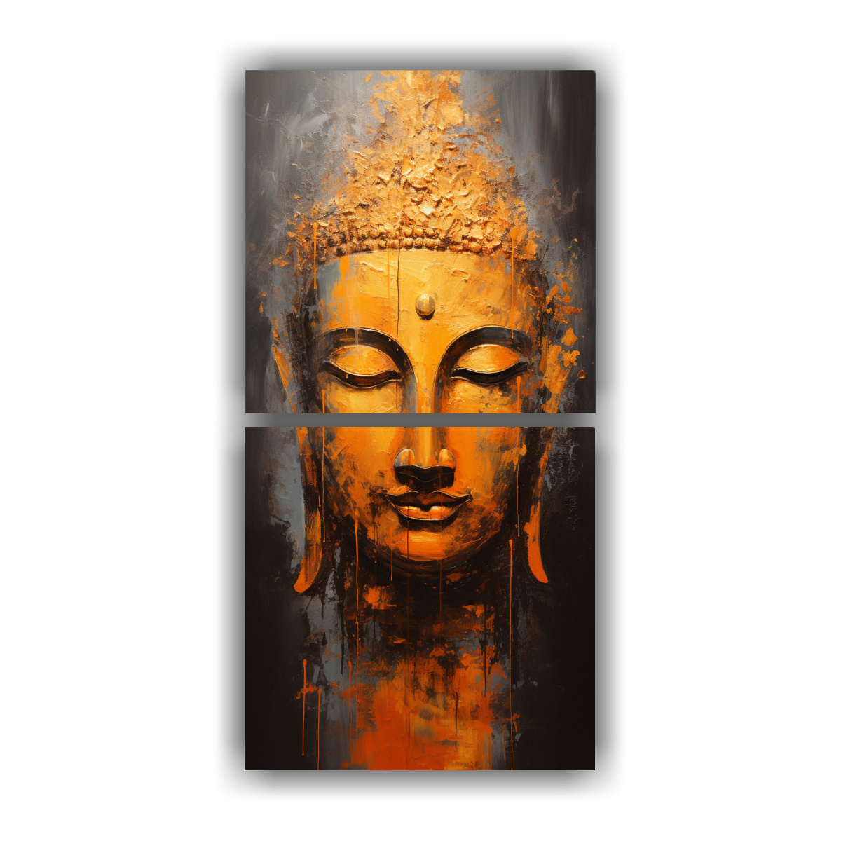 pinturas-juveniles-abstractas-de-buddha-en-estilo-dorado-y-naranja-para-decoraci-n-dos-artes-espectacular