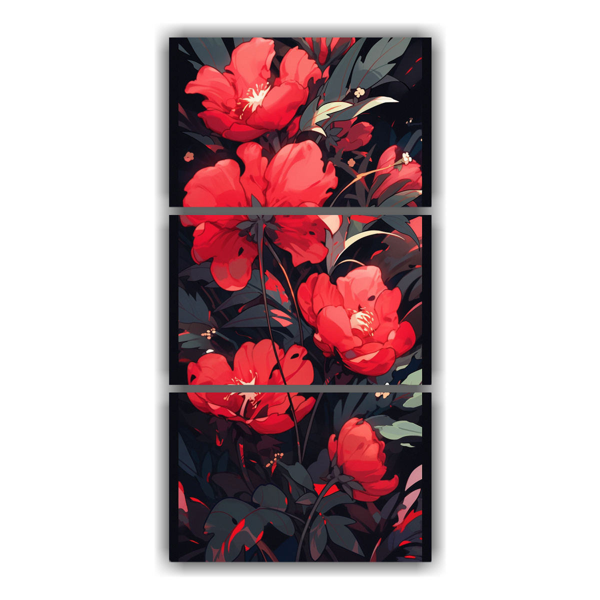 pinturas-tela-belleza-natural-rojo-y-rosa-estilo-neonoir