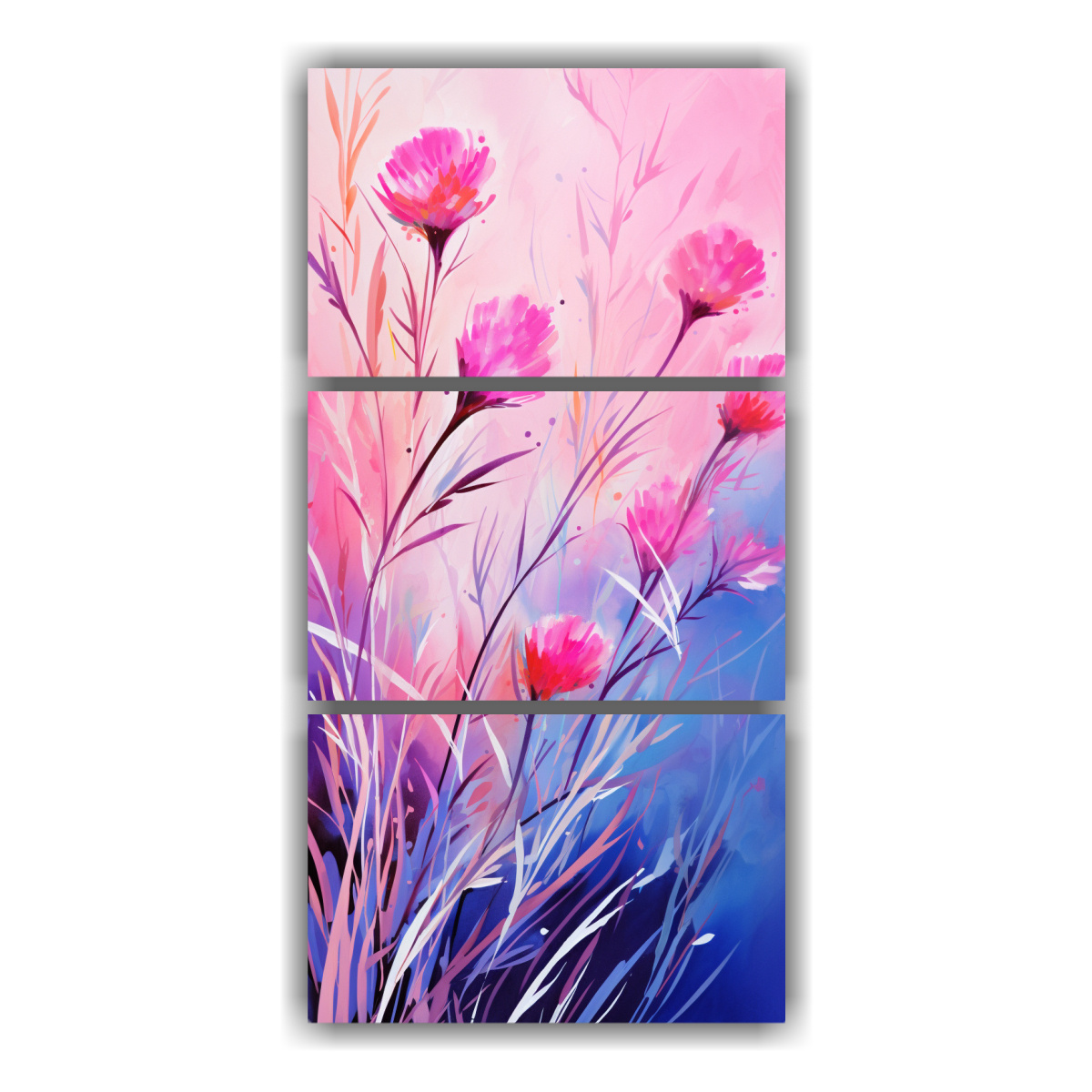 pinturas-tela-estilo-galer-a-escenario-hierbas-en-p-rpura-y-rosa-neonoir