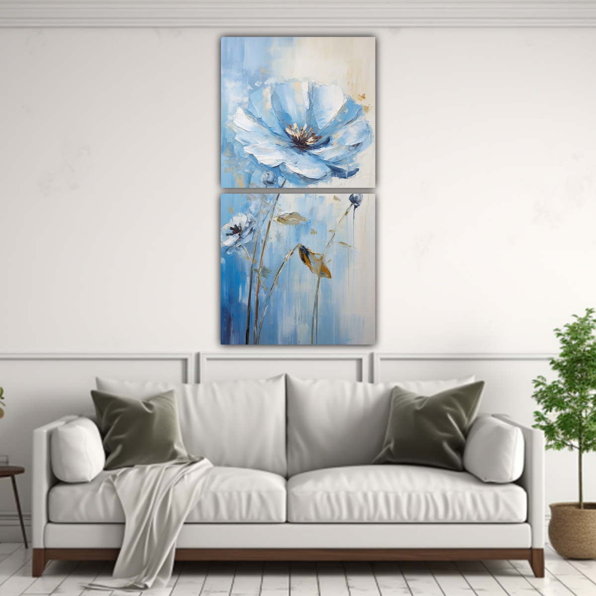 set-2-arte-pared-azul-flores-lienzo-estilo-exposici-n-1