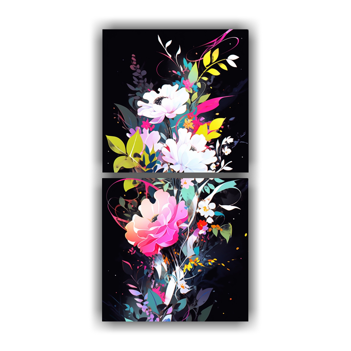 set-2-cuadros-armon-a-crom-tica-en-blanco-colores-neonoir-ambientaci-n-al-estilo-medio