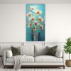 set-2-lienzos-de-tela-estilo-galer-a-estrellados-en-turquesa-y-oro-con-pintura-de-flores-en-decoraci-n-1