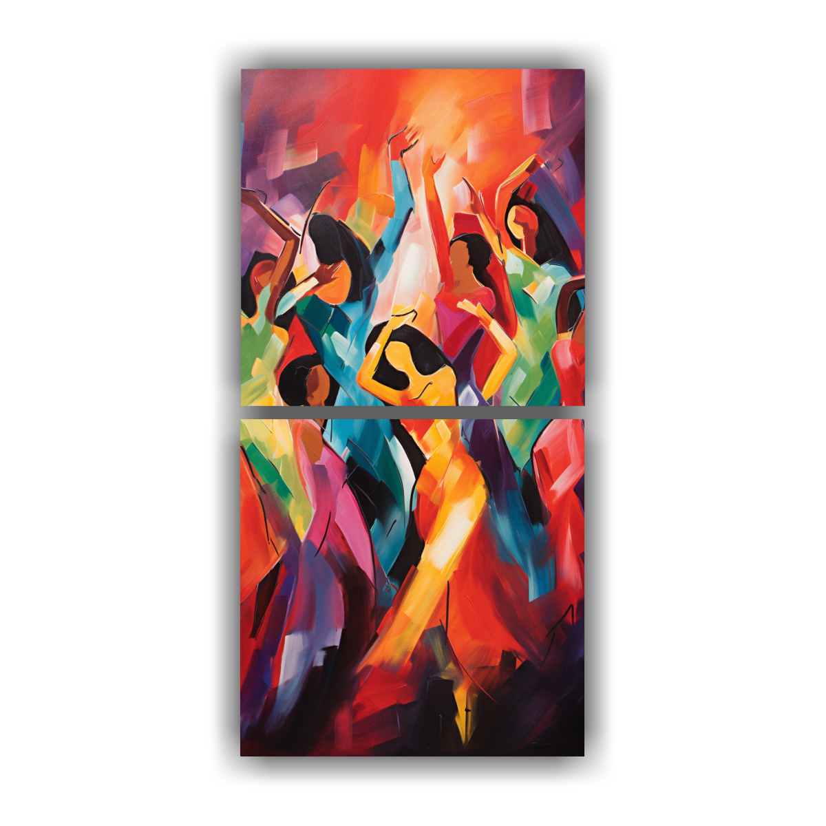 set-2-lienzos-energ-a-abstracta-arte-urbano-interpreta-colores-vivos-