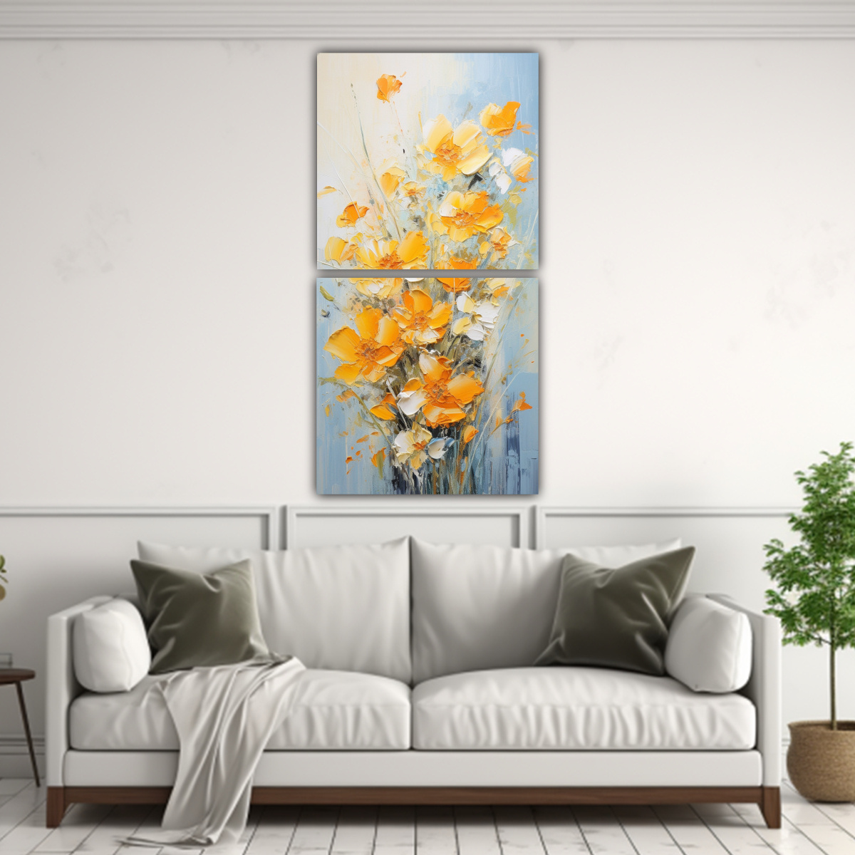 set-2-pinturas-decorativas-para-dormitorio-flores-amarillas-y-naranjas-en-lienzo-1