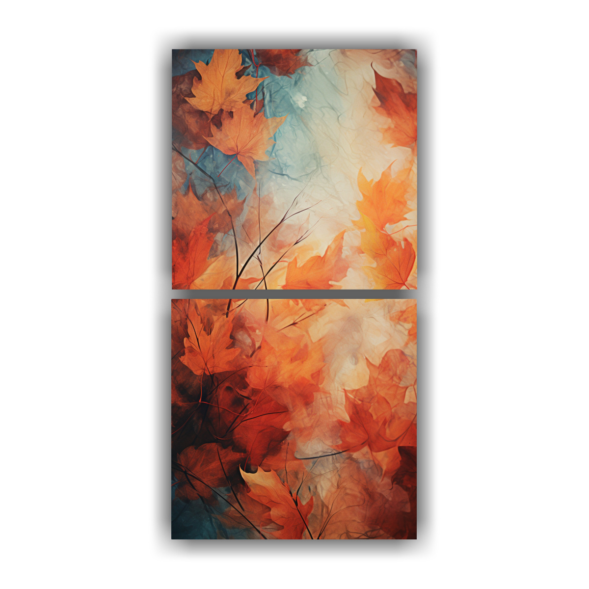 set-cuadro-vertical-armon-a-crom-tica-oto-o-en-abstracto-de-follaje