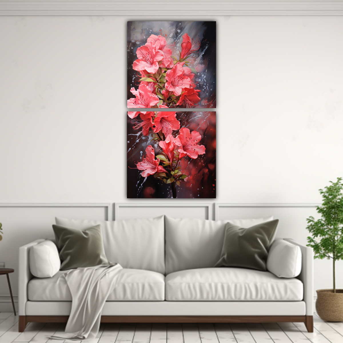 set-de-2-artes-imagen-adorno-a-rhododendrons-flores-rojo-y-negro-colores-pinturas-abstractas-1