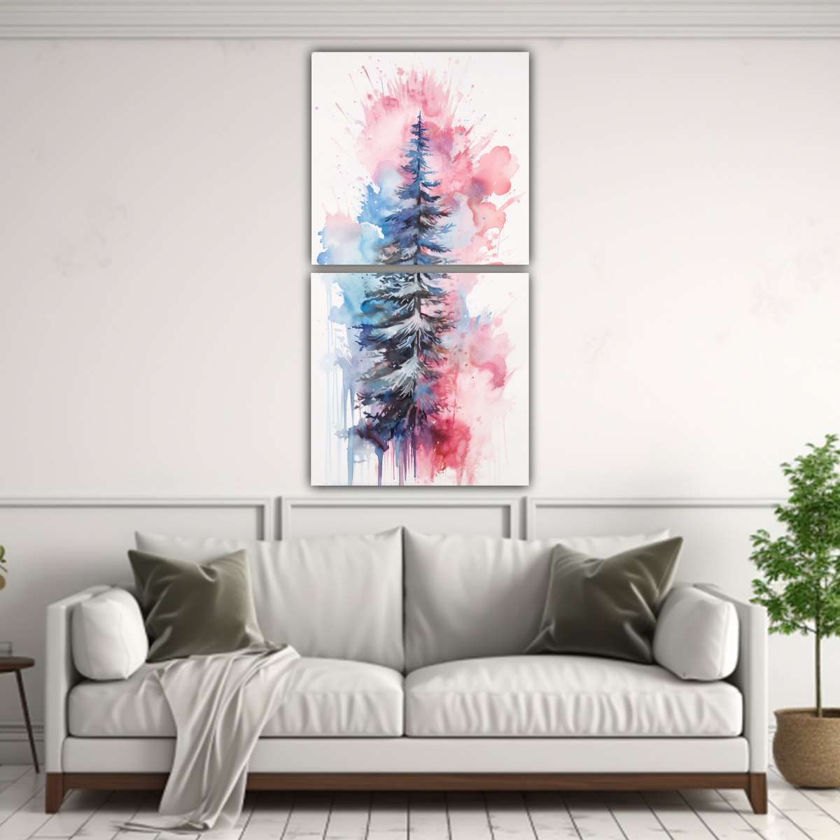 set-de-2-lienzos-con-tema-de-expresividad-de-un-rbol-de-secuoya-en-colores-rosa-y-azul-pintura-abstracta-1-1