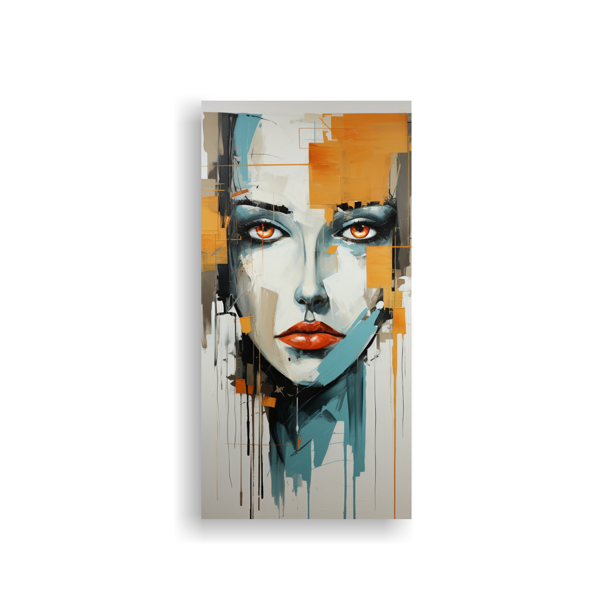 tela-en-bastidor-fotograf-a-motivo-rostro-robot-expresionismo-abstracto-helen-frankenth