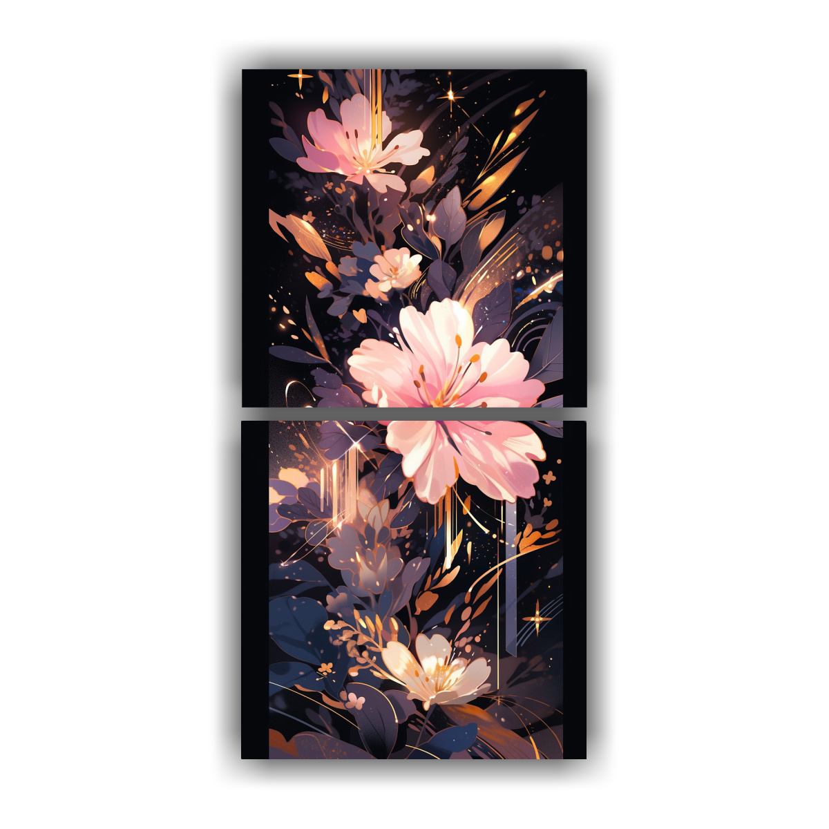 telas-en-bastidor-culturar-gold-y-pink-atmosfera-neonoir-estilo-decorativo