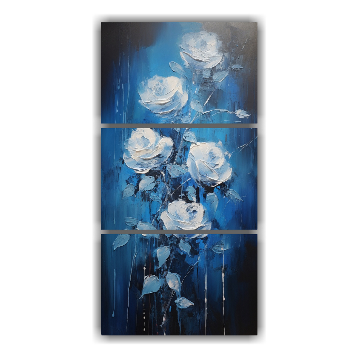tr-ptico-de-dibujos-lineales-de-rosas-azules-en-lienzo-estilo-decorativo-