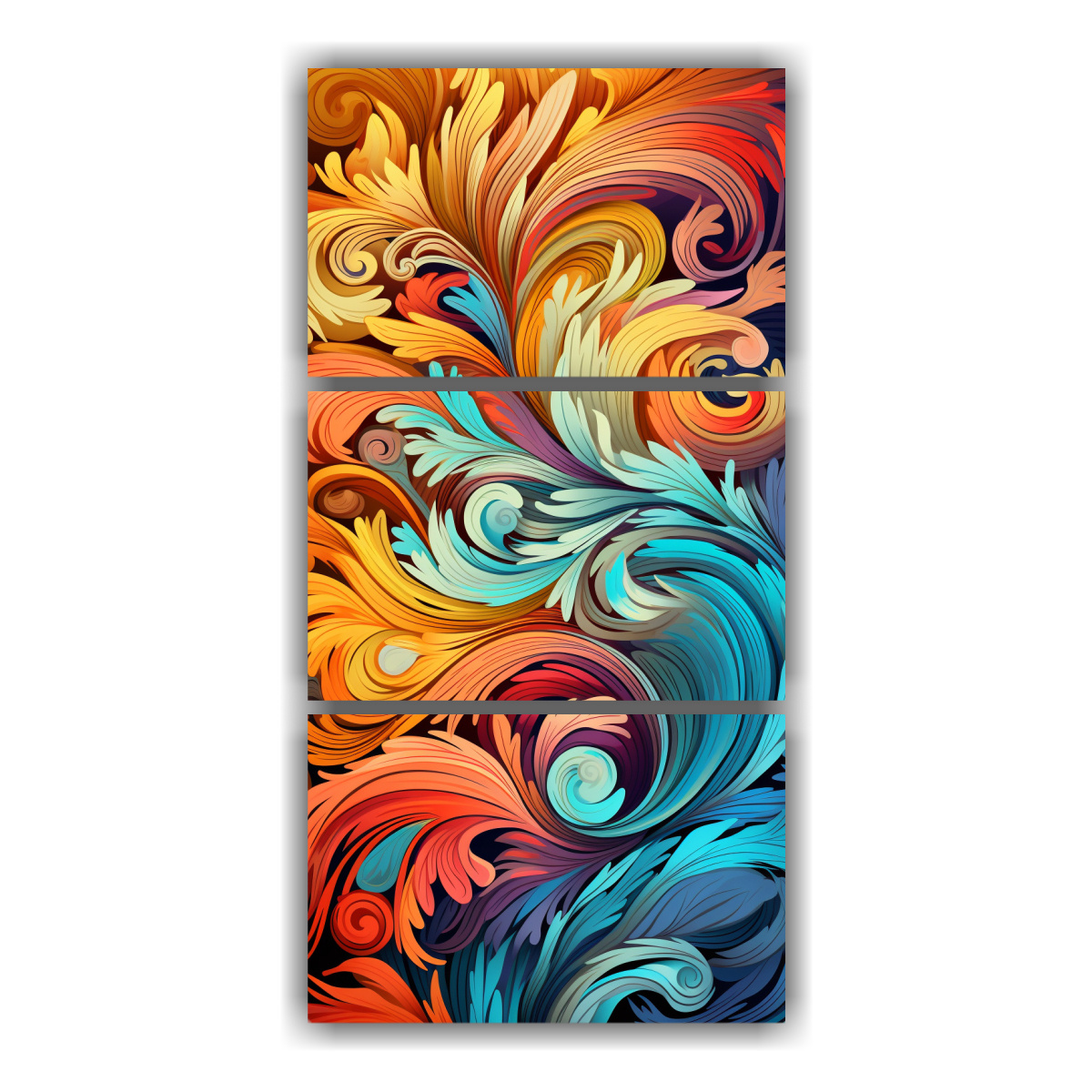 tres-telas-en-bastidor-con-complejos-patrones-abstractos-de-lienzo-