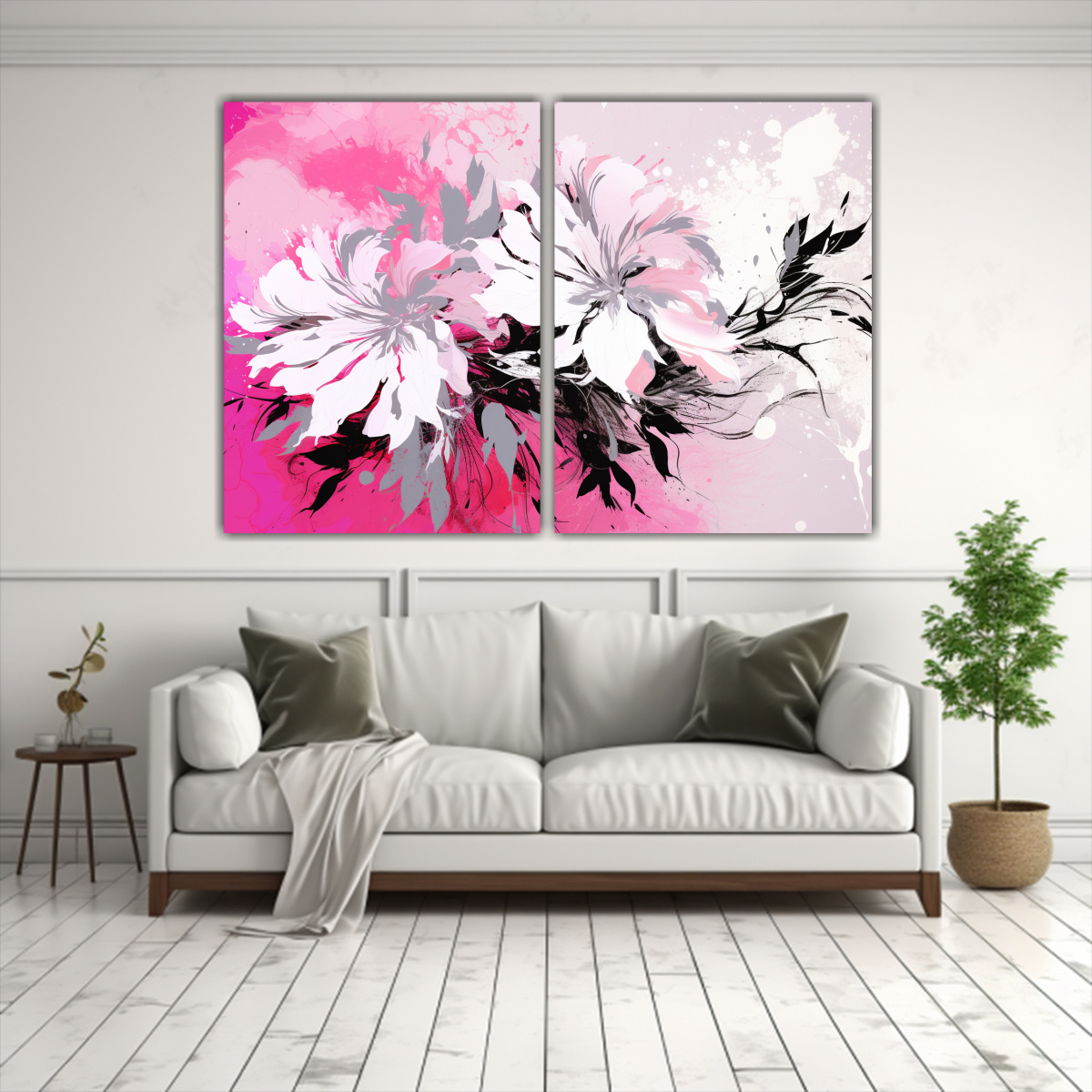 conjunto-2-cuadros-tela-canvas-para-comedor-blanco-y-rosa-estilo-neonoir-1