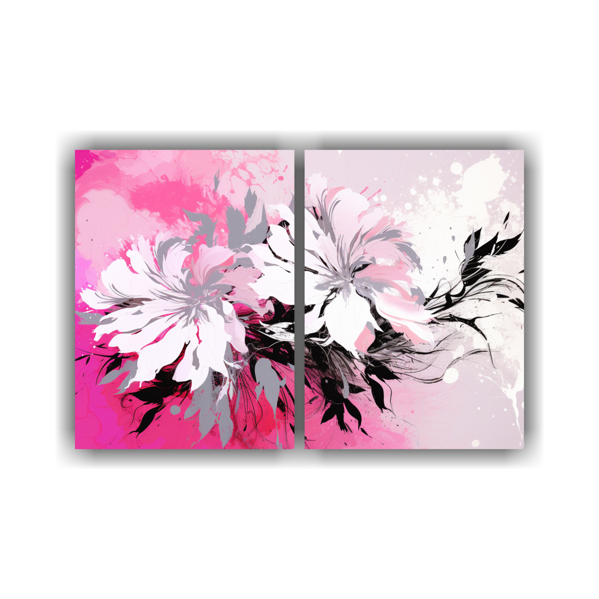 conjunto-2-cuadros-tela-canvas-para-comedor-blanco-y-rosa-estilo-neonoir
