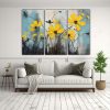 conjunto-3-lienzos-tela-hermoso-flores-amarillas-y-negras-1