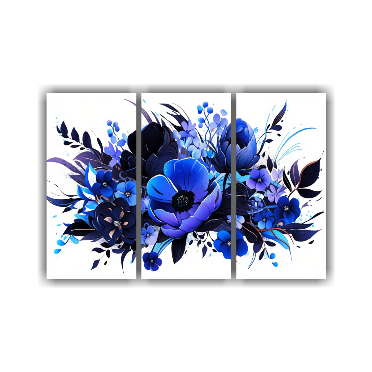 conjunto-3-telas-bastidor-poca-negra-y-azul-estilo-neonoir-decorativo