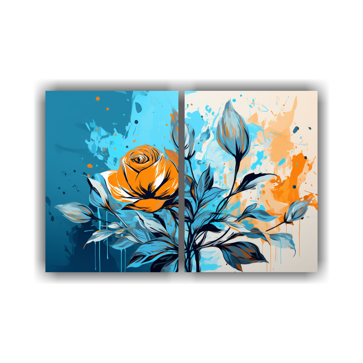 conjunto-de-lienzos-cuadro-estilo-naranja-y-azul-atm-sfera-neonoir