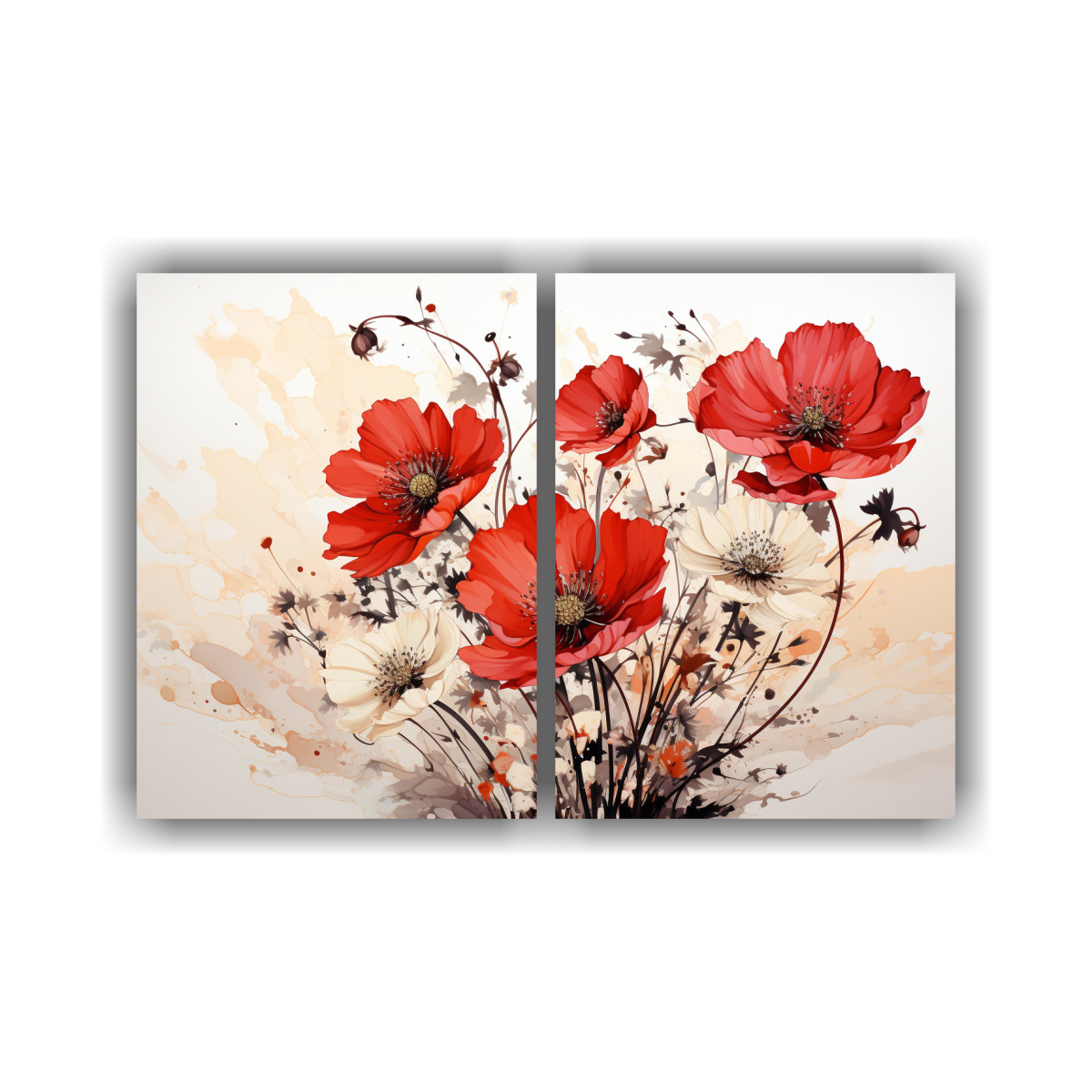 cuadro-abstracto-de-amapolas-en-colores-blanco-y-negro-